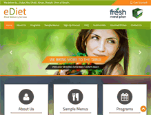 Tablet Screenshot of ediet.ae